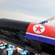 This is a picture of a mock North Korean missile, yet looks eerily akin to Mike hughes’ real-life rocket. (Photo: Kim Jae-Hwan/AFP/Getty Images)